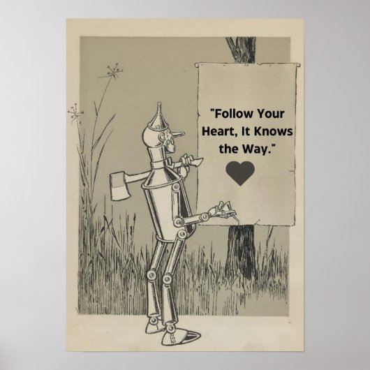 Tovenaar van Oz-Tin Man Poster (Voorkant)
