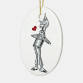Tovenaar van Oz, Tinman Happy Smile heeft hart Keramisch Ornament (Links)