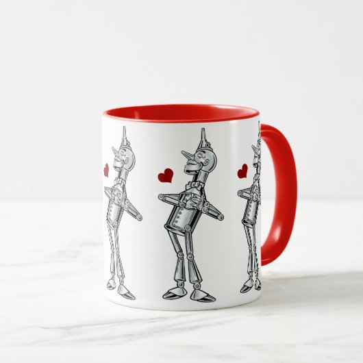  Tovenaar van Oz, Tinman Happy Smile heeft hart Mok (Voorkant rechts)