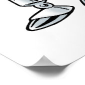  Tovenaar van Oz, Tinman Happy Smile heeft hart Poster (Hoek)