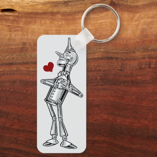  Tovenaar van Oz, Tinman Happy Smile heeft hart Sleutelhanger (Achterkant)