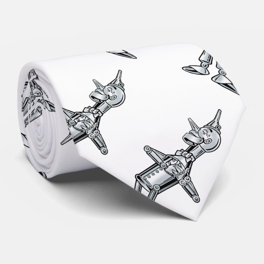  Tovenaar van Oz, Tinman Happy Smile heeft hart Stropdas (Opgerold)