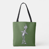  Tovenaar van Oz, Tinman Happy Smile heeft hart Tote Bag (Achterkant)
