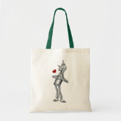 Tovenaar van Oz, Tinman Happy Smile heeft hart Tote Bag (Voorkant)