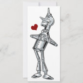 Tovenaar van Oz, Tinman Hart Verjaardagsfeest Kaart (Voorkant)