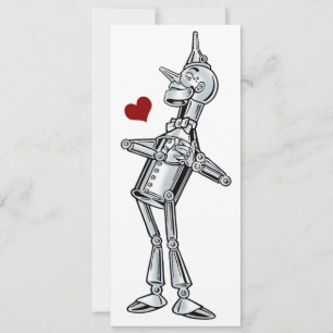  Tovenaar van Oz, Tinman Hart Verjaardagsfeest Kaart