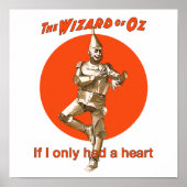 Tovenaar van Oz Tinman Heart Poster (Voorkant)