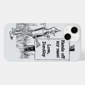 Tovenaar van Oz, Tinman op de Gele Brick Road Case-Mate iPhone Case (Achterkant (horizontaal))