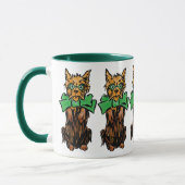 Tovenaar van Oz Toto Dog met Groene Bow Mok (Links)