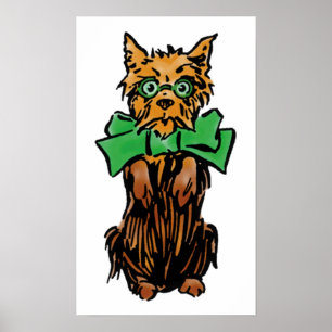  Tovenaar van Oz Toto Dog met Groene Bow Poster