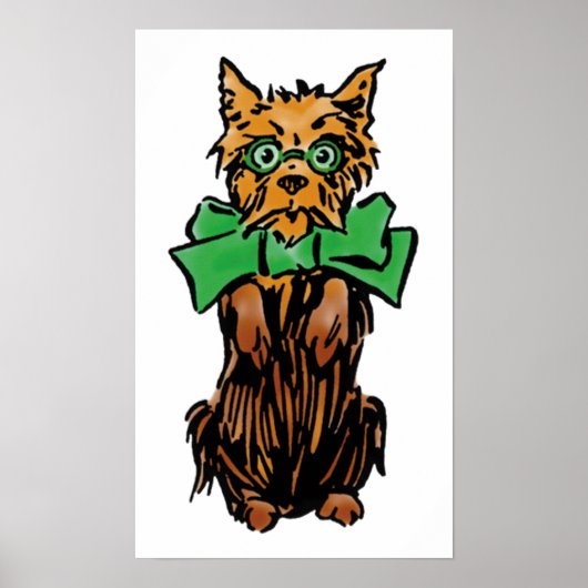  Tovenaar van Oz Toto Dog met Groene Bow Poster (Voorkant)