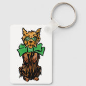 Tovenaar van Oz Toto Dog met Groene Bow Sleutelhanger (Achterkant)