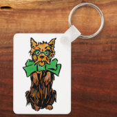  Tovenaar van Oz Toto Dog met Groene Bow Sleutelhanger (Achterkant)