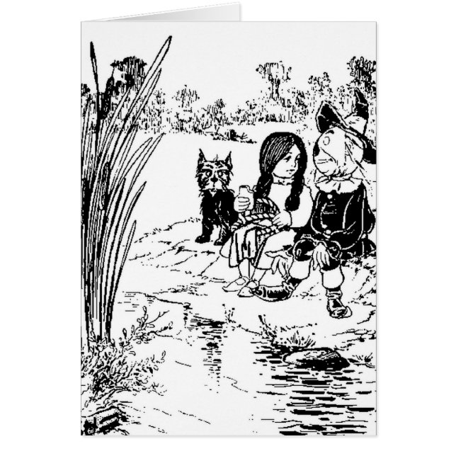 Tovenaar van Oz Toto, Dorothy en Scarecrow (Voorkant)