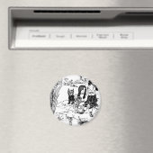 Tovenaar van Oz Toto, Dorothy en Scarecrow Magneet (Insitu (Vaatwasser))