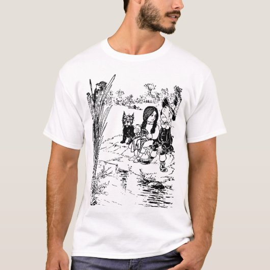 Tovenaar van Oz Toto, Dorothy en Scarecrow T-shirt (Voorkant)