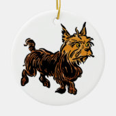  Tovenaar van Oz, Toto the Cute Puppy Dog Keramisch Ornament (Voorkant)
