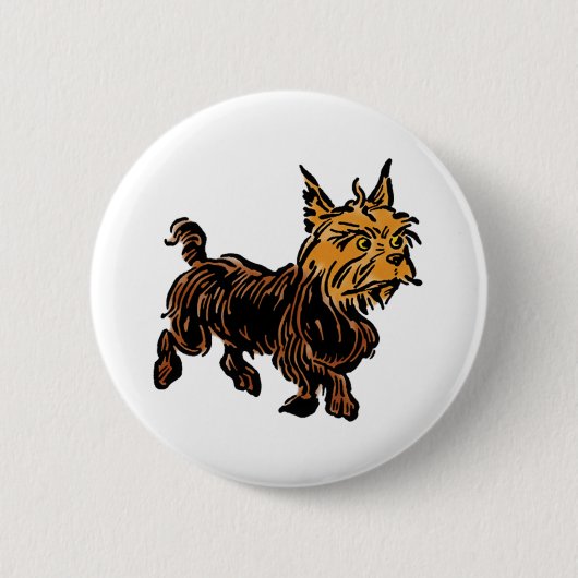 Tovenaar van Oz, Toto the Cute Puppy Dog Ronde Button 5,7 Cm (Voorkant)
