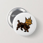 Tovenaar van Oz, Toto the Cute Puppy Dog Ronde Button 5,7 Cm (Voorkant /achterkant)