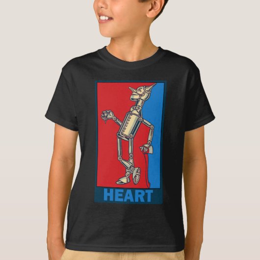 Tovenaar van Oz van Denslow: Hart T-shirt (Voorkant)
