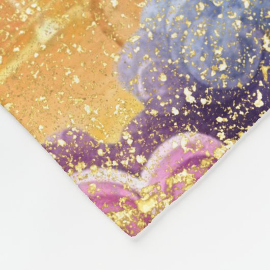 Tovenaar van Oz Verjaardag Goede Heks Aangepaste D Fleece Deken (Hoek)