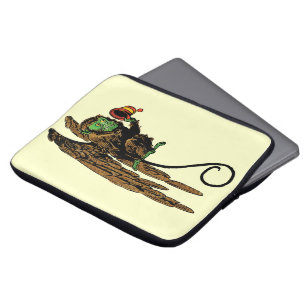 Tovenaar van Oz Vintage, Kwaadaardige Vliegende Ap Laptop Sleeve