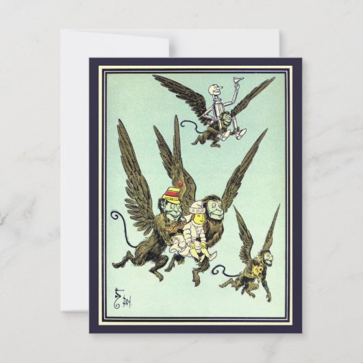  Tovenaar van Oz, vliegende apen met Dorothy (Voorkant)