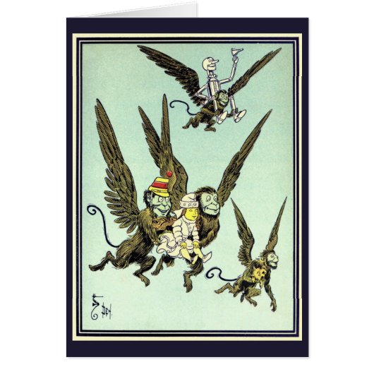  Tovenaar van Oz, vliegende apen met Dorothy (Voorkant)