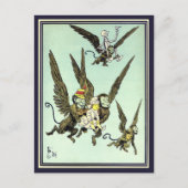  Tovenaar van Oz, vliegende apen met Dorothy Briefkaart (Voorkant)