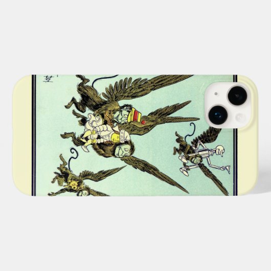  Tovenaar van Oz, vliegende apen met Dorothy Case-Mate iPhone Case (Achterkant (horizontaal))