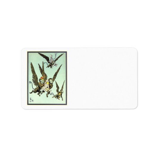 Tovenaar van Oz, vliegende apen met Dorothy Etiket (Voorkant)