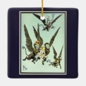  Tovenaar van Oz, vliegende apen met Dorothy Keramisch Ornament (Achterkant)