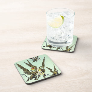 Tovenaar van Oz, vliegende apen met Dorothy Onderzetter