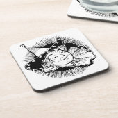  Tovenaar van Oz, Woman Munchkin Portrait Bier Onderzetter (Linkerzijde)