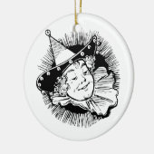  Tovenaar van Oz, Woman Munchkin Portrait Keramisch Ornament (Links)