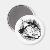  Tovenaar van Oz, Woman Munchkin Portrait Magneet (Voorkant / Achterkant)