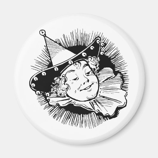  Tovenaar van Oz, Woman Munchkin Portrait Magneet (Voorkant)