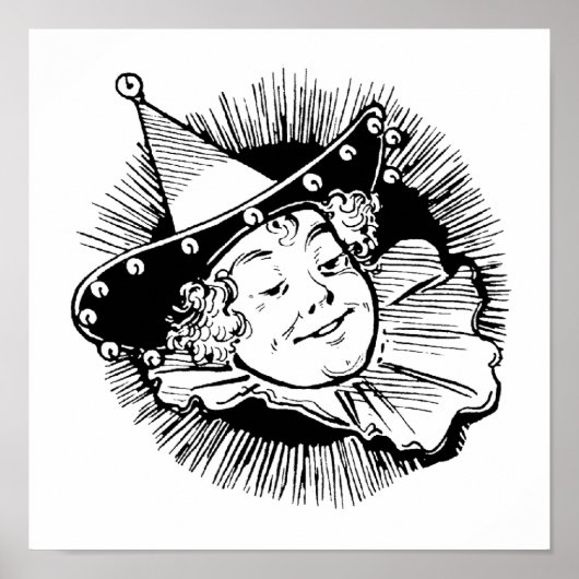  Tovenaar van Oz, Woman Munchkin Portrait Poster (Voorkant)