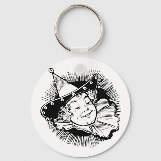  Tovenaar van Oz, Woman Munchkin Portrait Sleutelhanger (Voorkant)