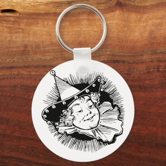  Tovenaar van Oz, Woman Munchkin Portrait Sleutelhanger (Achterkant)