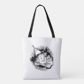  Tovenaar van Oz, Woman Munchkin Portrait Tote Bag (Achterkant)