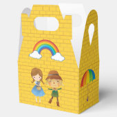 Tovenaar van Oz Yellow Brick Road Bedankdoosjes (Geopend)