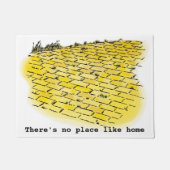  tovenaar van Oz Yellow Brick Road van Denslow Deurmat (Voorkant)