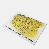 tovenaar van Oz Yellow Brick Road van Denslow Deurmat (Schuin)