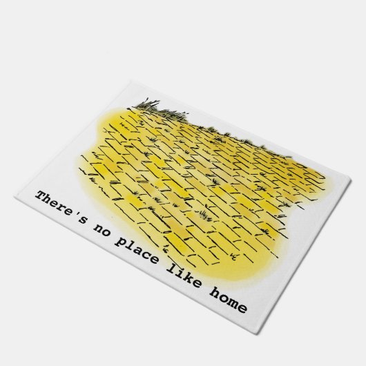  tovenaar van Oz Yellow Brick Road van Denslow Deurmat (Schuin)