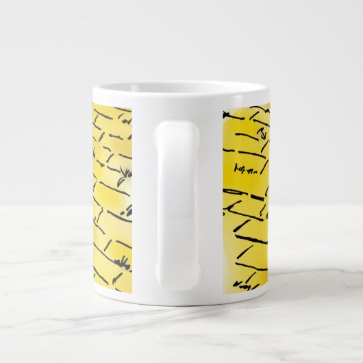  tovenaar van Oz Yellow Brick Road van Denslow Grote Koffiekop (Achterkant)