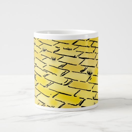  tovenaar van Oz Yellow Brick Road van Denslow Grote Koffiekop (Voorkant)