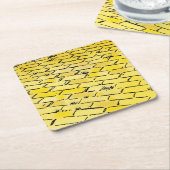  tovenaar van Oz Yellow Brick Road van Denslow Kartonnen Onderzetters (Schuin)