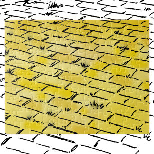  tovenaar van Oz Yellow Brick Road van Denslow Legpuzzel