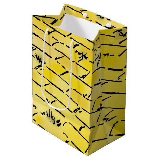  tovenaar van Oz Yellow Brick Road van Denslow Medium Cadeauzakje (Voorkant Gekanteld)